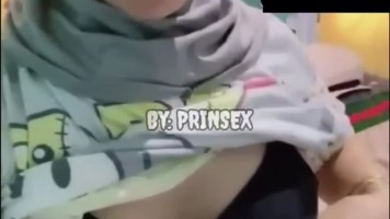 VCS Belva Jilbab Remas Toket Melet